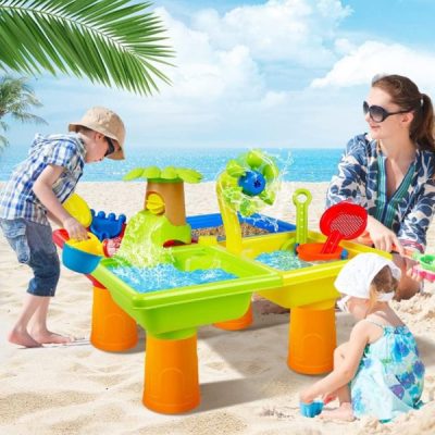 Masă de joacă pentru copii la plajă | SANDLANDIA