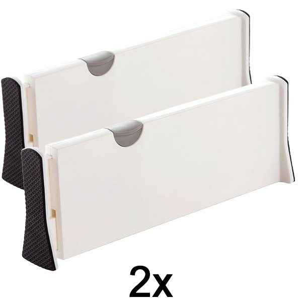 2x Separator reglabil pentru sertare sau rafturi | DIVISERINO