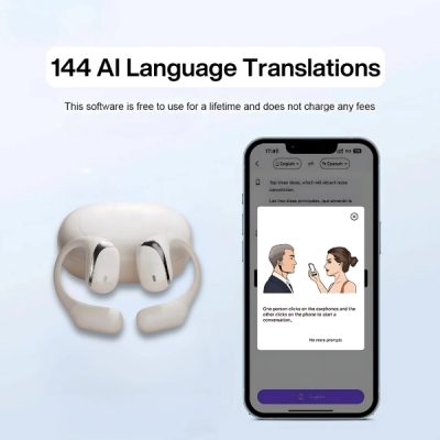 Căști inteligente cu traducere bazată pe inteligență artificială | TRANZIO