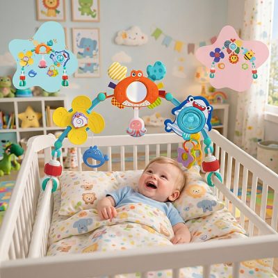 Arc universal cu jucării pentru cărucior – reglabil, 73,7 cm | ARCBABY